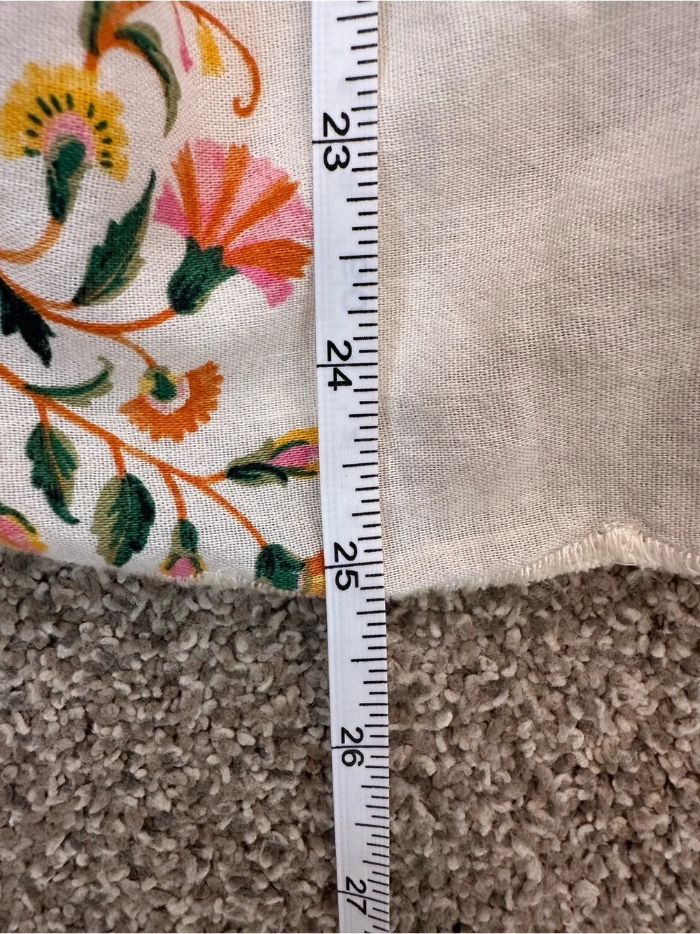 Old Navy Girls Dress XS Sleeveless Tiered Floral Sleeveless Cream Garden Girl